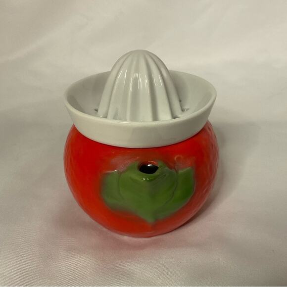 VTG GEROLD PORZELLAN BAVARIA SMALL CERAMIC ORANGE FRUIT JUICER REAMER 6 OZ - Picture 9 of 11
